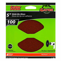 Gator 5 in. Aluminum Oxide Adhesive Sanding Disc 150 Grit Fine 4 pk