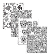 Roaring Spring Paper Company 11165 11 X 8-1/2 80 Page College Ruled Doodle Notebook Assorted Styles