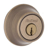 Kwikset  Antique Brass  Metal  Double Cylinder Deadbolt