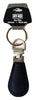 BLK/SLV LTHR Key Ring (Pack of 3)