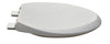 Plumbing Technologies Llc 2c3e6-00 White Residential Slow Close Premium Plastic Toilet Seat