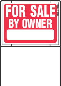 Hy-Ko English Red Informational Sign 24.5 in. H X 36.5 in. W