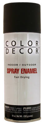 Spray Paint, Interior/Exterior, Wrought Iron Flat Black, 10-oz. Aerosol