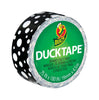 Duck 0.75 in. W x 180 in. L Black/White Mod Dots Duct Tape (Pack of 6)