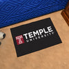 Temple University Black Rug - 19in. x 30in.