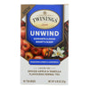 Twinings Tea - Tea Unwind Passionflower Camomile - Case of 6 - 18 Count