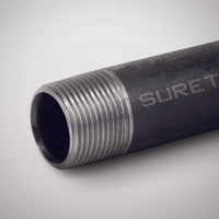 Surethread 1 in.   D X 10 ft. L Black Steel Pipe