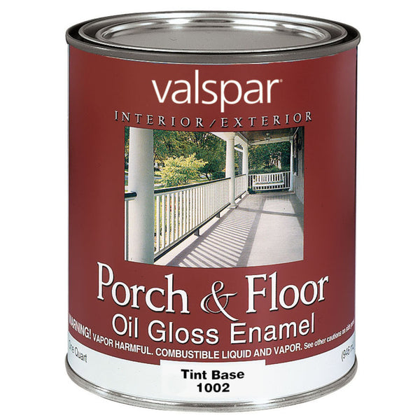 Valspar Porch & Floor Gloss Tint Oil-Based Enamel Paint 1 qt