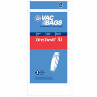 Vacuum Cleaner Bags, U Style, 3-Pk.