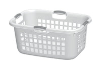 Sterilite White Plastic Laundry Basket (Pack of 6)