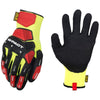 Mechanix Wear M-Pact Full Finger Impact Gloves Multicolored M 1 pair