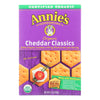 Annie's Homegrown Organic Cheddar Classic Crackers - Case of 12 - 6.5 oz.