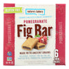 Nature's Bakery Gluten Free Fig Bar - Pomegranite - Case of 6 - 2 oz.