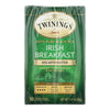 Twining's Tea Breakfast Tea - Irish Decaf - Case of 6 - 20 Bags