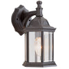 Bel Air Lighting Cumberland Black Switch Incandescent Wall Lantern