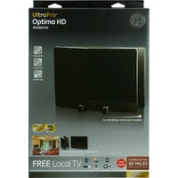 General Electric Ultapro Indoor Black HDTV Antenna 60 mi.