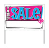 Hy-Ko English Purple Informational Sign 16 in.   H X 26 in.   W