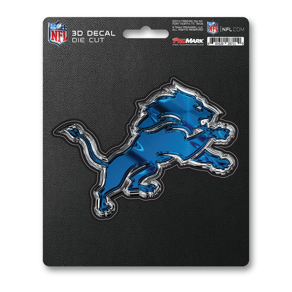 : Detroit Lions Color Auto Emblem : Sports Fan Decals : Sports &  Outdoors