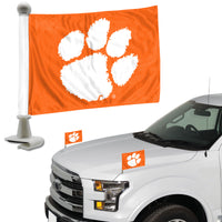 Clemson University Ambassador Car Flags - 2 Pack