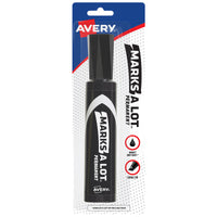 Avery 24138 Black Sign Marks-A-Lot® Permanent Marker (Pack of 6)