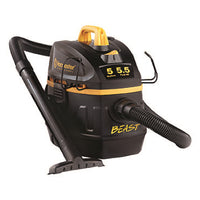 Professional Beast Series Wet/Dry Vacuum, 5-Gallons*, 5.5 Peak HP**