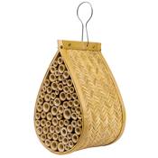 Alpine Corporation ACM132HH 6" X 6" X 10" Mason Bamboo Bee House (Pack of 4)