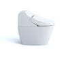 TOTO® WASHLET® G400 Bidet Seat with Integrated Dual Flush 1.28 or 0.9 GPF Toilet with PREMIST, Cotton White - MS920CEMFG#01