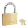 Master Lock 2-3/8 in. W Brass 5-Pin Cylinder Padlock 1 pk