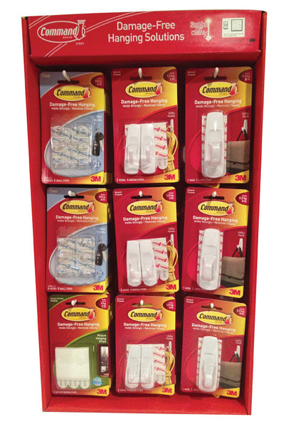 3M Command Assorted Foam Adhesive Strips 3-3/8 in. L 16 pk (Pack of 6)