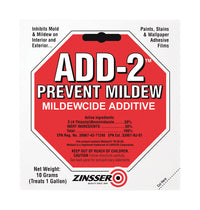 Zinsser ADD-2 Plastic 0 g/L VOC Indoor/Outdoor Mildewcide Additive 10 gm.