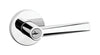 Kwikset  Milan  Polished Chrome  Entry Lockset  ANSI/BHMA Grade 2  KW1  1-3/4 in.