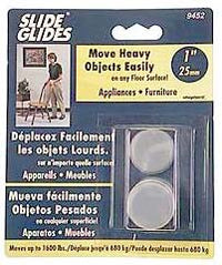 Shepherd 9452 1" Self Adhesive Base Glides 4 Count