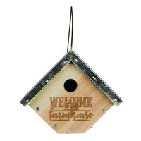 Rustic Wren Bird House, Cedar