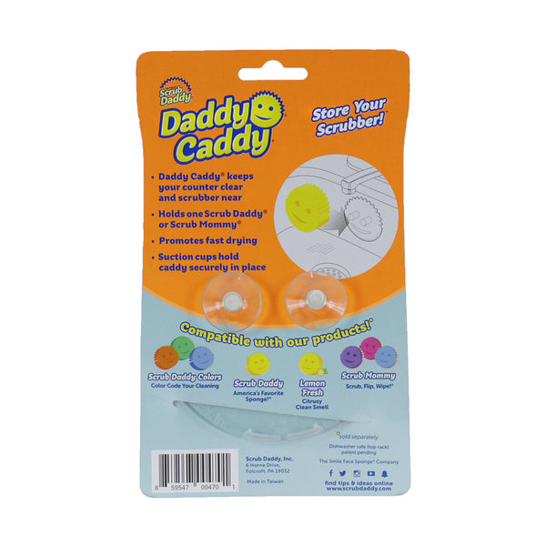 If you have a Scrub Daddy, then you need a Daddy Caddy - the sleek storage  solution for your smiley face sponge.