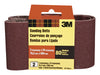 3M 24 in.   L X 3 in.   W Aluminum Oxide Sanding Belt 80 Grit Medium 2 pk