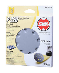 Shopsmith 5 in. 220 Grit Aluminum Oxide Hook and Loop Sanding Disc