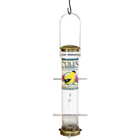 Cole's Nifty Niger Wild Bird and Finch Polycarbonate Tube Bird Feeder 8 ports