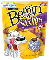 Purina  Beggin' Strips  Bacon Flavored  Treats  For Dogs 25 oz.