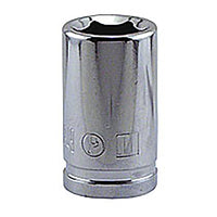 Great Neck 11 mm X 3/8 in. drive Metric 6 Point Socket 1 pc