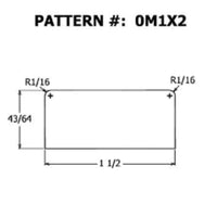 Alexandria Moulding 96 in. H x 2 in. W x 1 in. D Medium Density Fiberboard (Pack of 4)