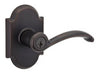 Kwikset SmartKey Austin Venetian Bronze Keyed Entry Lever KW1 1-3/4 in.