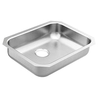 23.5 x 18.25 stainless steel 18 gauge single bowl sink