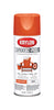 Krylon  Spray 'n Peel  Matte  Extreme Orange  Spray Paint  11 oz.