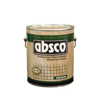 Absco Semi-Gloss Clear Polyurethane Wood Floor Finish 1 gal