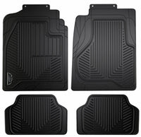 Truck Floor Mat, Full-Coverage, Black Rubber