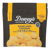 Dewey's Bakery Sharp Aged Cheddar Crackers - Case of 6 - 6 OZ