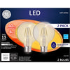 GE G25 E26 (Medium) LED Bulb Soft White 40 Watt Equivalence 2 pk