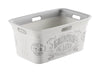 KIS White Plastic Laundry Basket 23 L x 10-9/16 H x 15-5/16 W in. (Pack of 4)