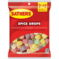 Sathers Chuckles Spice Drops Gummi Candy 5 oz. (Pack of 12)