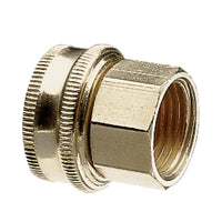 Gilmour 1/2 X 3/4 Brass Threaded Double Female Swivel Hose Connector